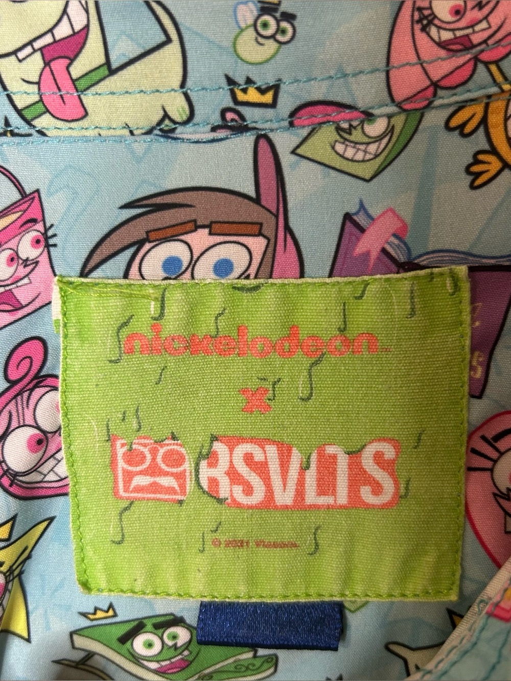 RSVLTS "Wands & Wings" KUNUFLEX shirt The Fairly Oddparents Size 2XL - Picture 3 of 4
